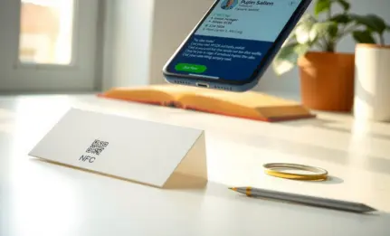 Digital NFC Business Card for Professional Networking