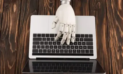 Students learning artificial intelligence through practical projects