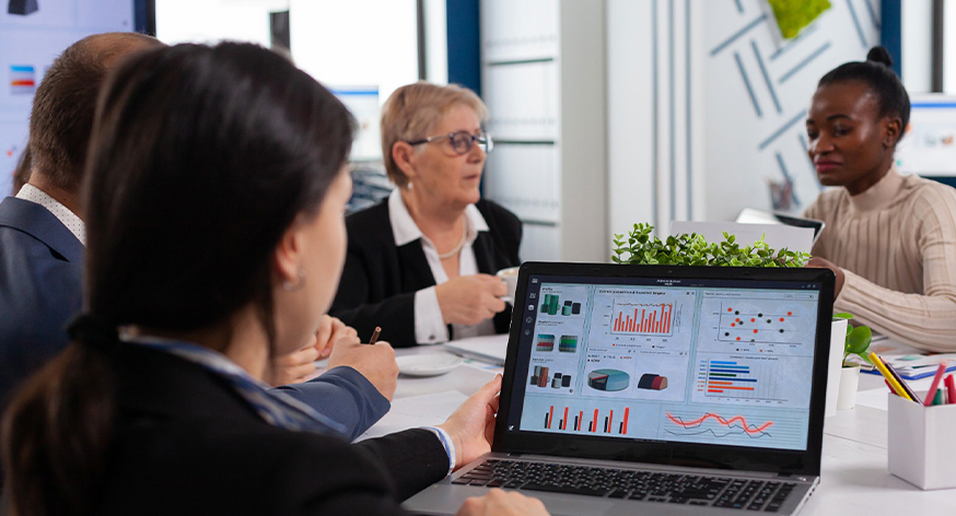 Business reporting ERP system