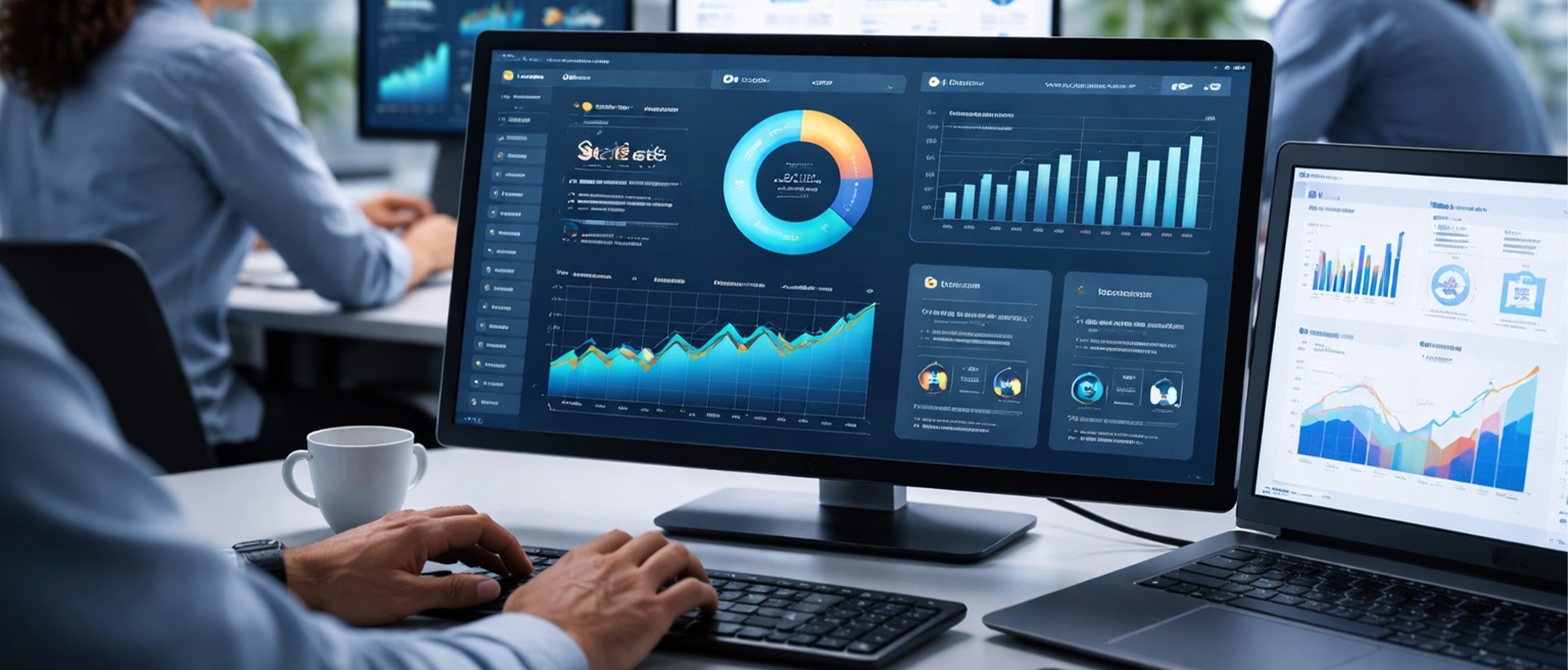 custom software development dashboard analytics system