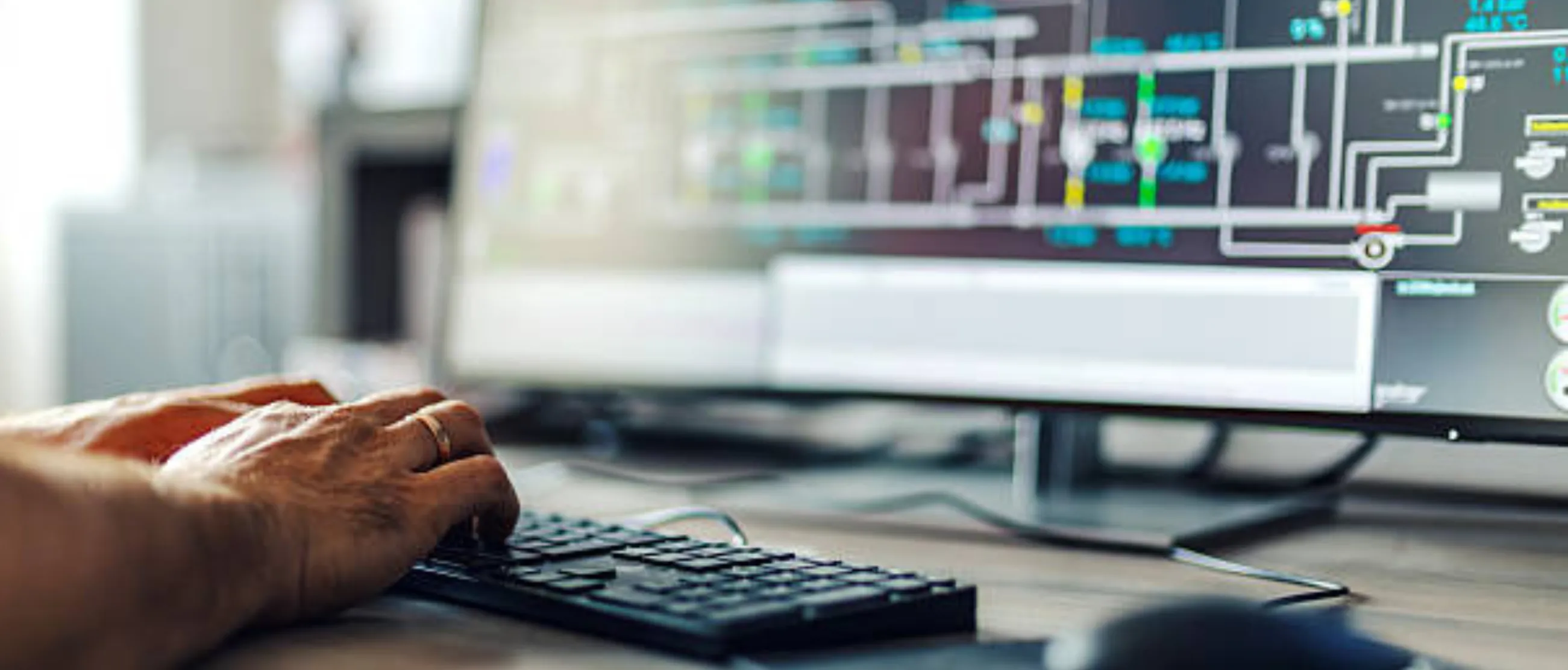 Industrial IoT monitoring dashboard for businesses