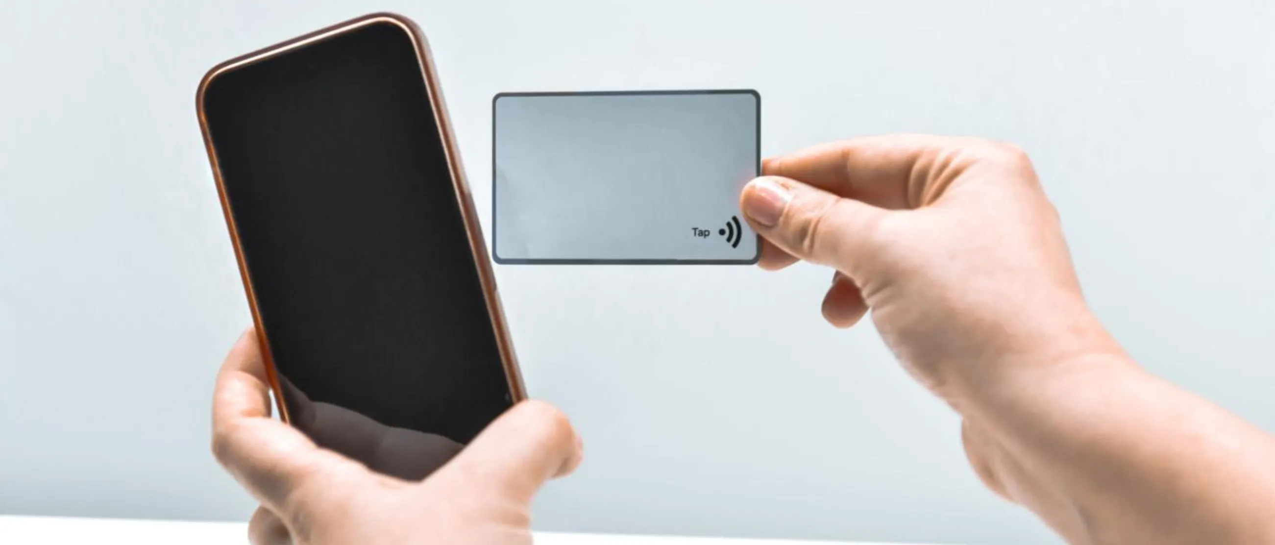 NFC business card digital profile interface mobile screen