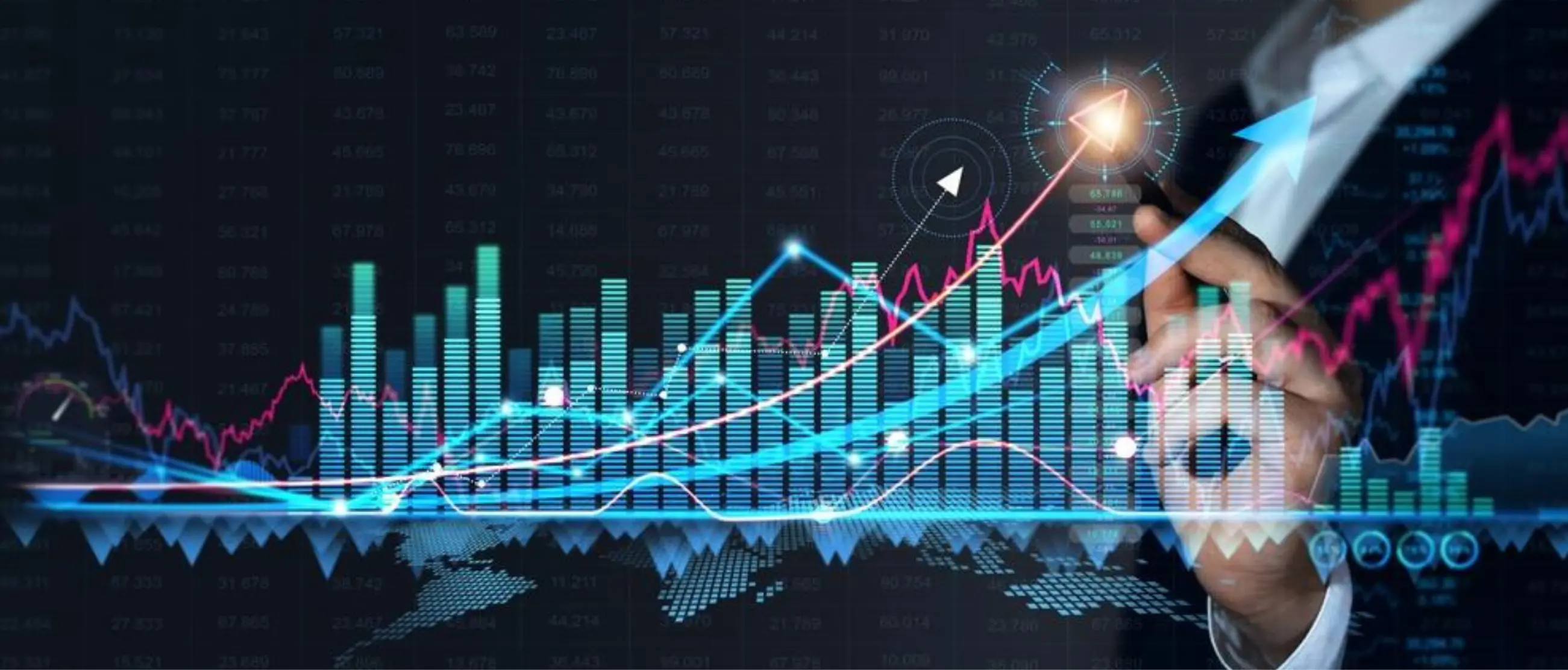 Digital marketing analytics dashboard and business strategy