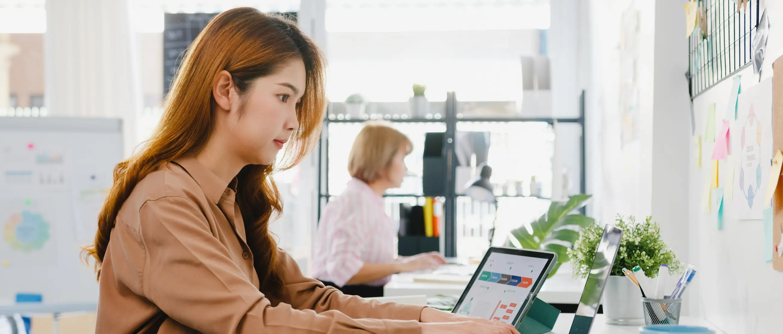 Digital marketing professional analyzing local SEO performance