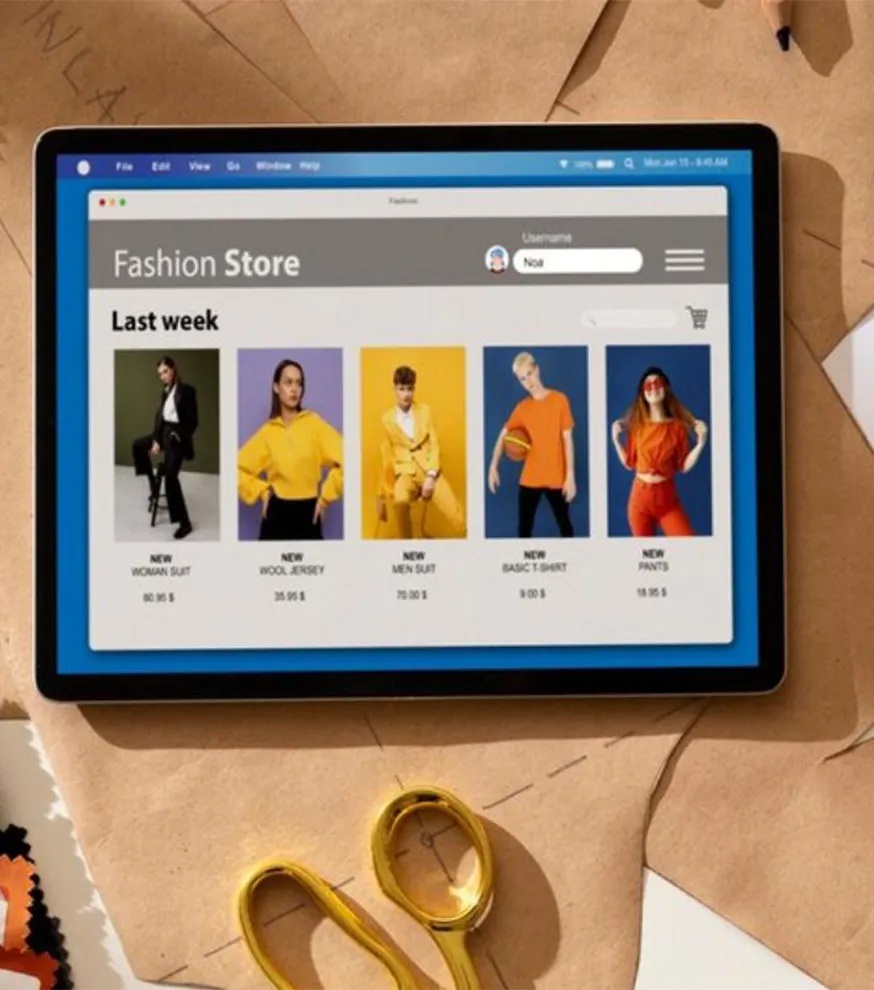 UI UX design for online store