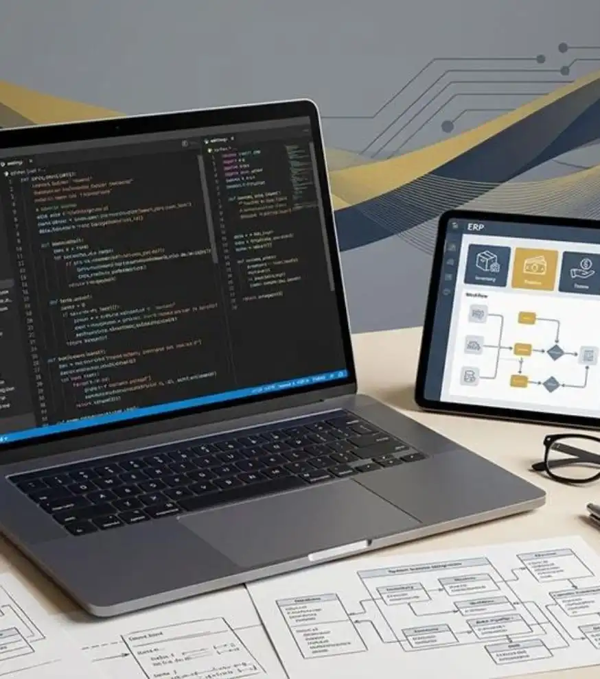 ERP system data management and business analytics