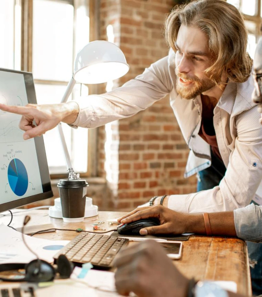 SEO analytics and digital marketing performance data