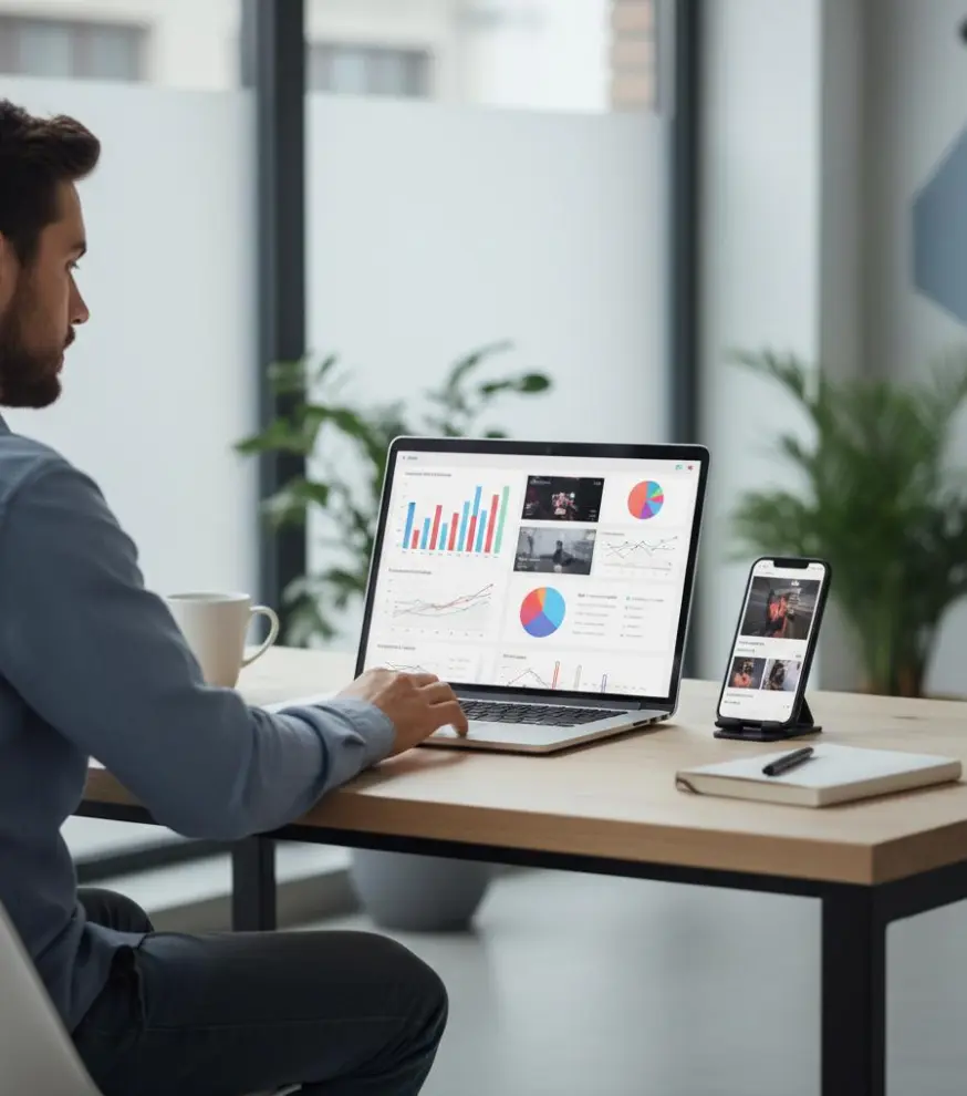 Digital marketing analytics and social media campaign performance