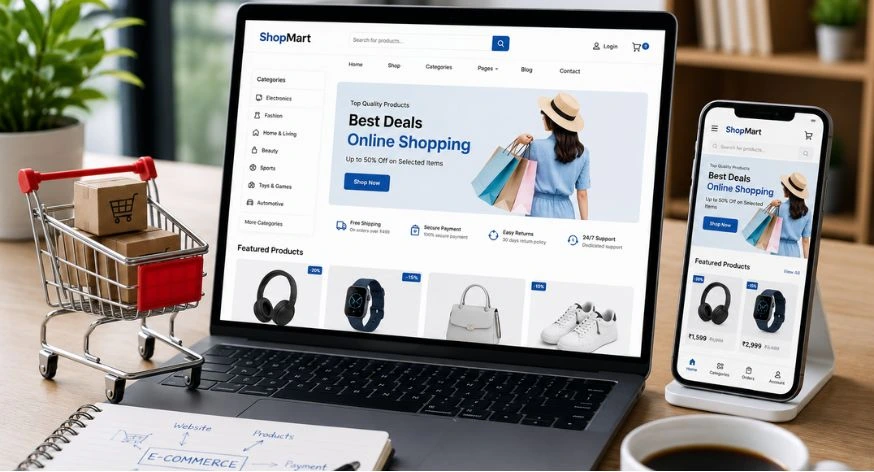 Secure E-Commerce Website with Online Payment Integration